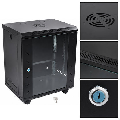 12U Cabinet Server Network Data Rack Wall Mount