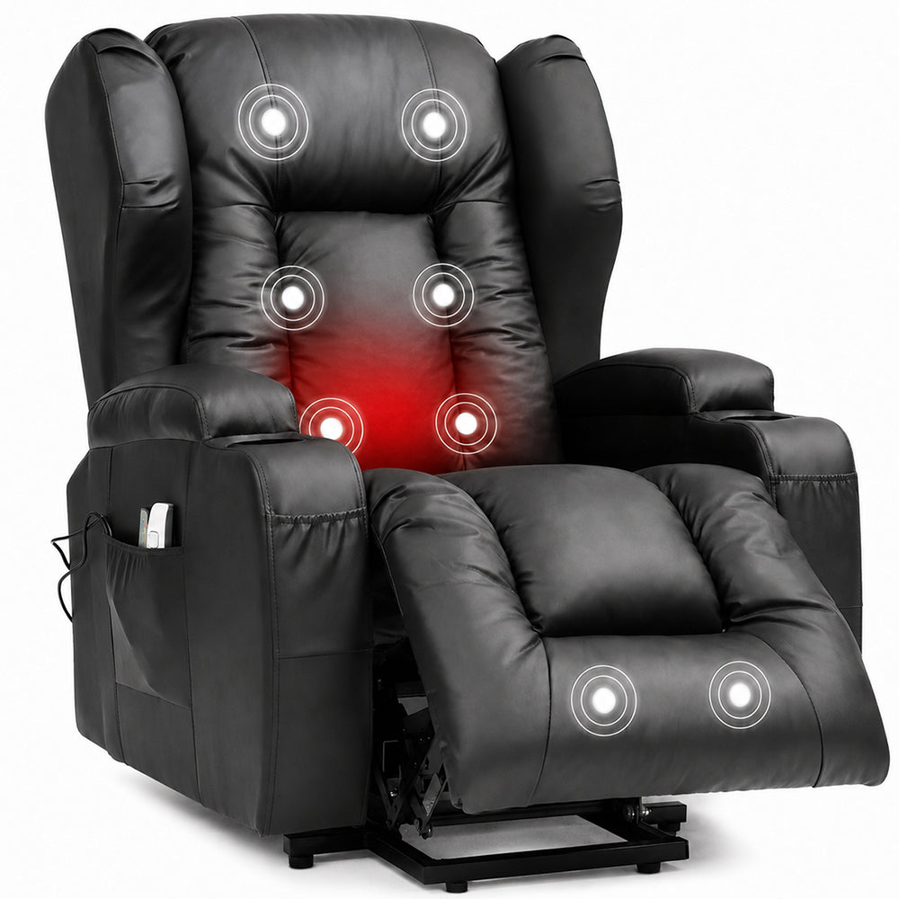 Electric Lift Heated Massage Recliner Chair