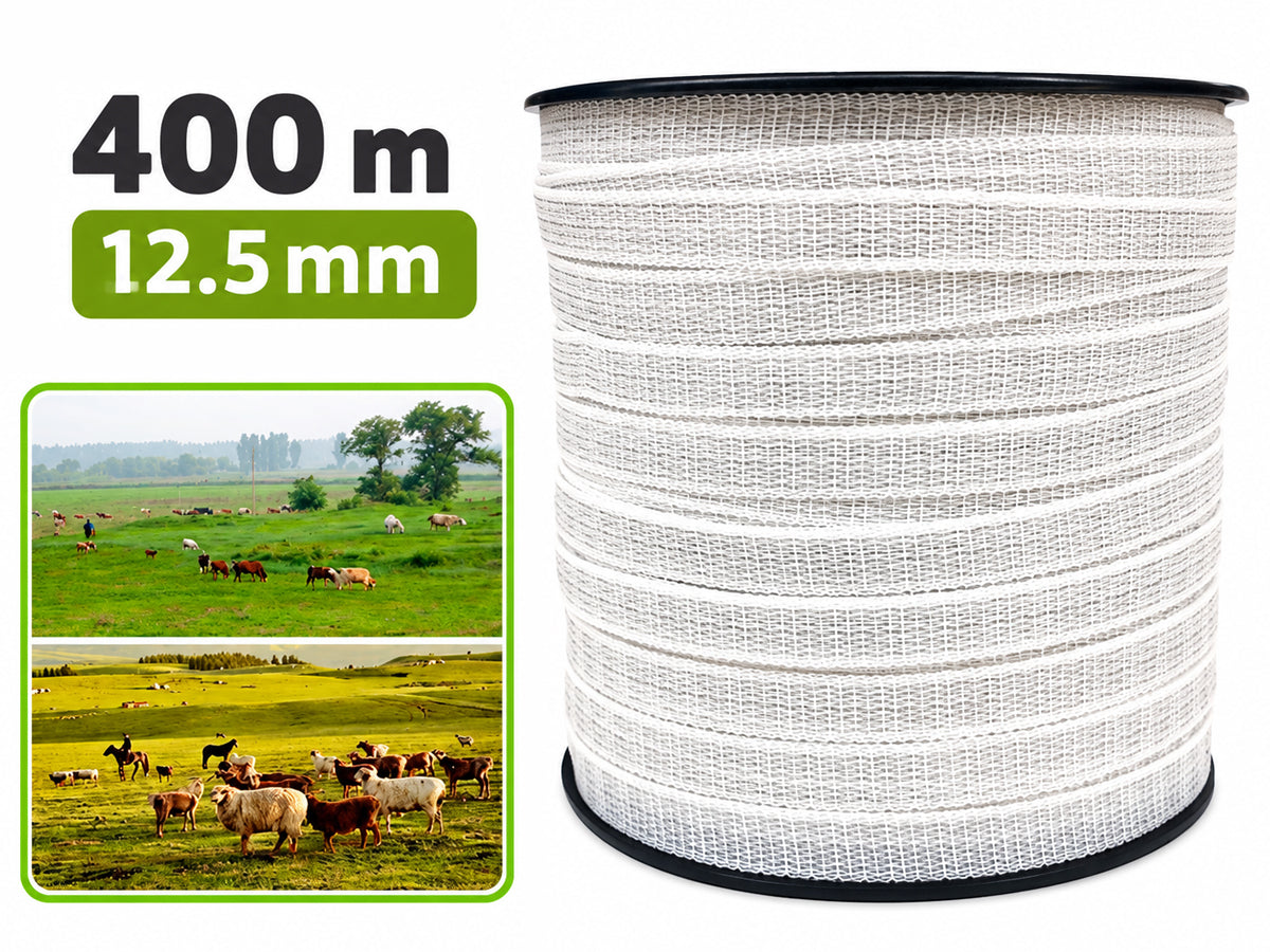 Electric Fence Poly Tape 400M