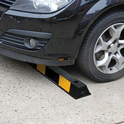 Wheel Stop – Rubber Vehicle Parking 1650mm (L) Black/Yellow