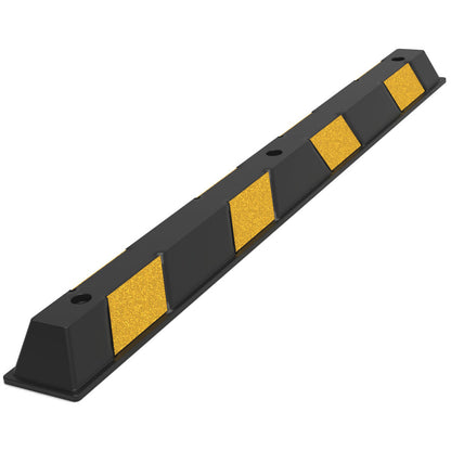 Wheel Stop – Rubber Vehicle Parking 1650mm (L) Black/Yellow