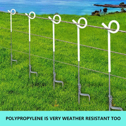 20pcs Electric Fence Pigtail Posts