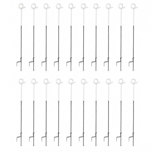 20pcs Electric Fence Pigtail Posts