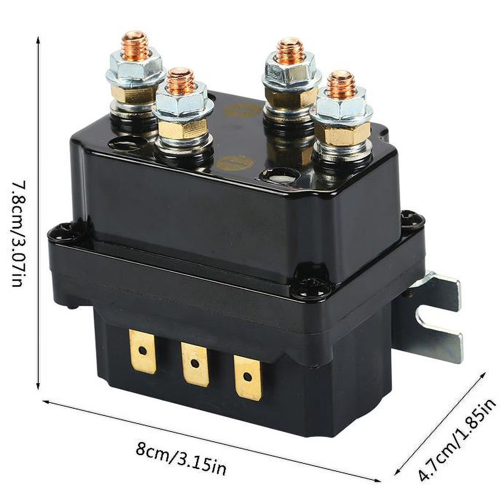 12V Winch Solenoid Control Relay Suitable For 5000lbs-7000lbs Winches