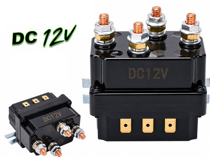 12V Winch Solenoid Control Relay Suitable For 5000lbs-7000lbs Winches