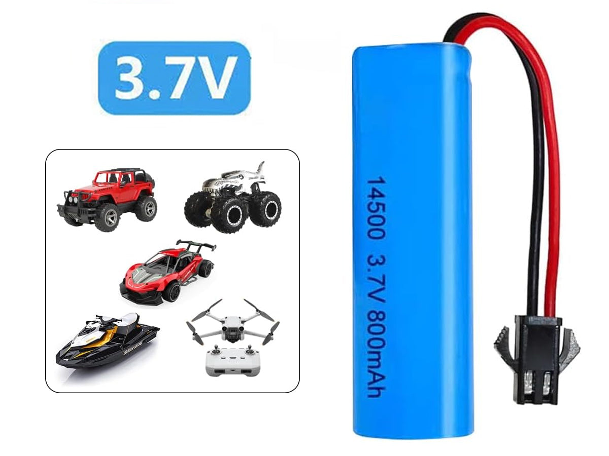 3.7V 800mAh Li-ion Rechargeable Battery for RC Car