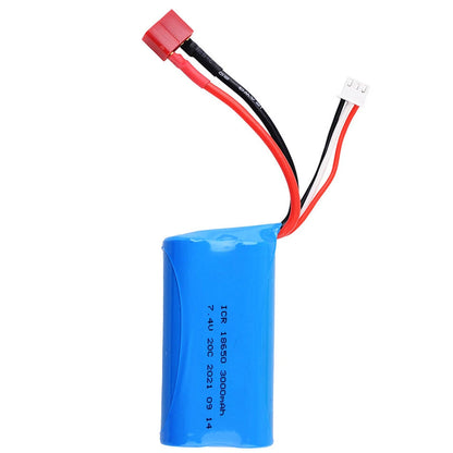 7.4V 3000mAh Li-ion Rechargeable Battery for RC Car
