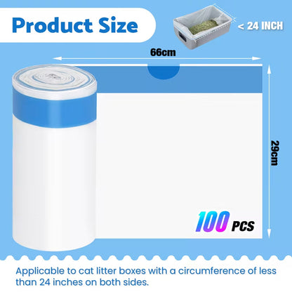 Cat Litter Box Waste Replacement Garbage Bags
