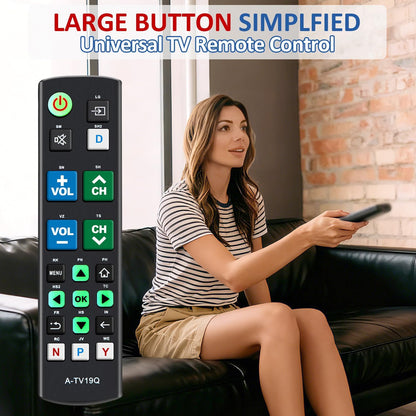 Universal TV Remote Big Button