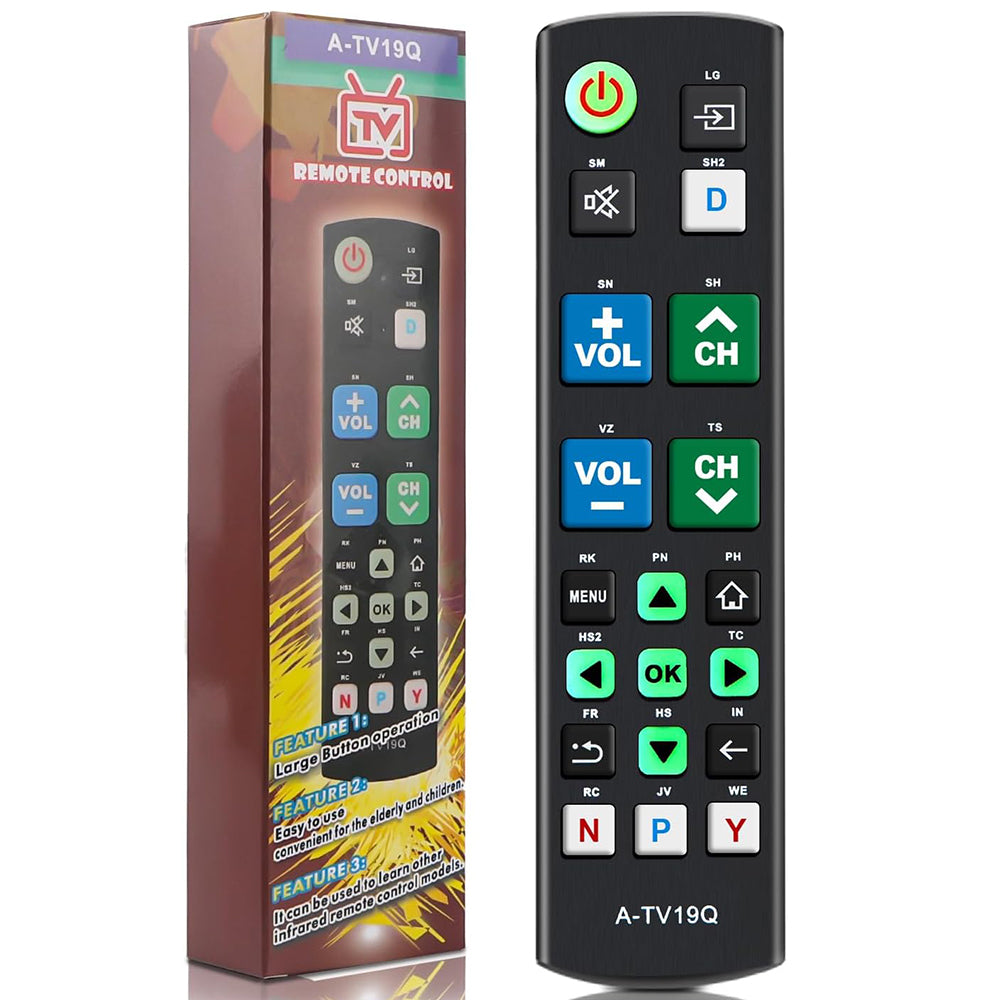 Universal TV Remote Big Button