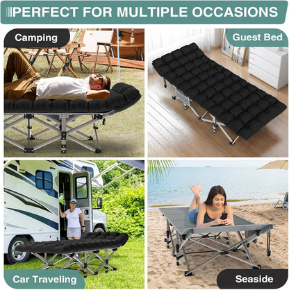 Foldable Camping Bed with Mattress