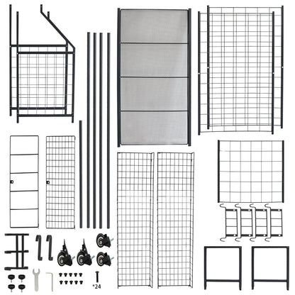 Sports Equipment Garage Organizer Rolling Ball Storage Rack