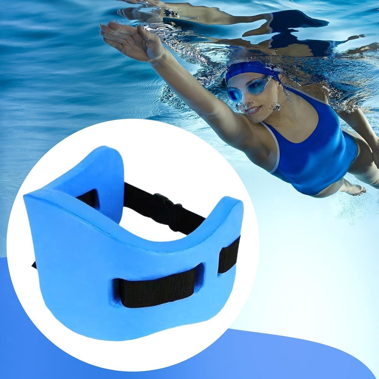 Water Aerobics Float Belt For Aqua Jogging Pool Exercise Swimming
