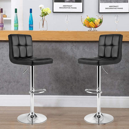 Bar Stool Height Adjustable Bar Stool Set of 2pcs