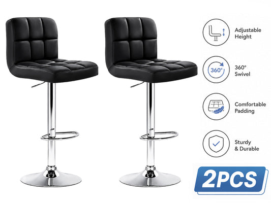 Bar Stool Height Adjustable Bar Stool Set of 2pcs