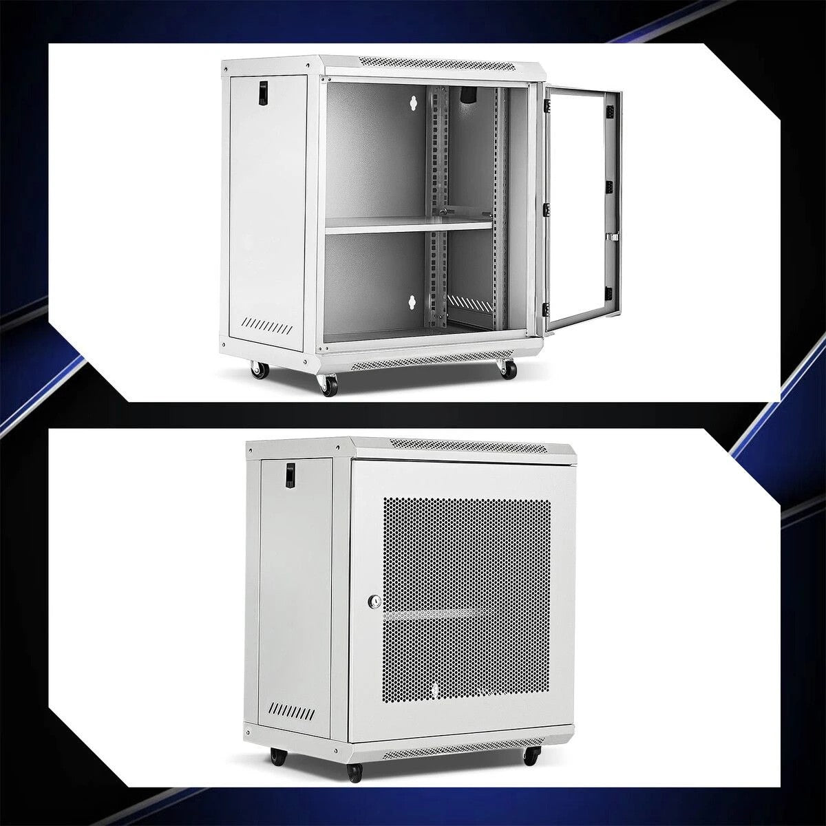 12U Cabinet Server Network Data Rack Wall Mount