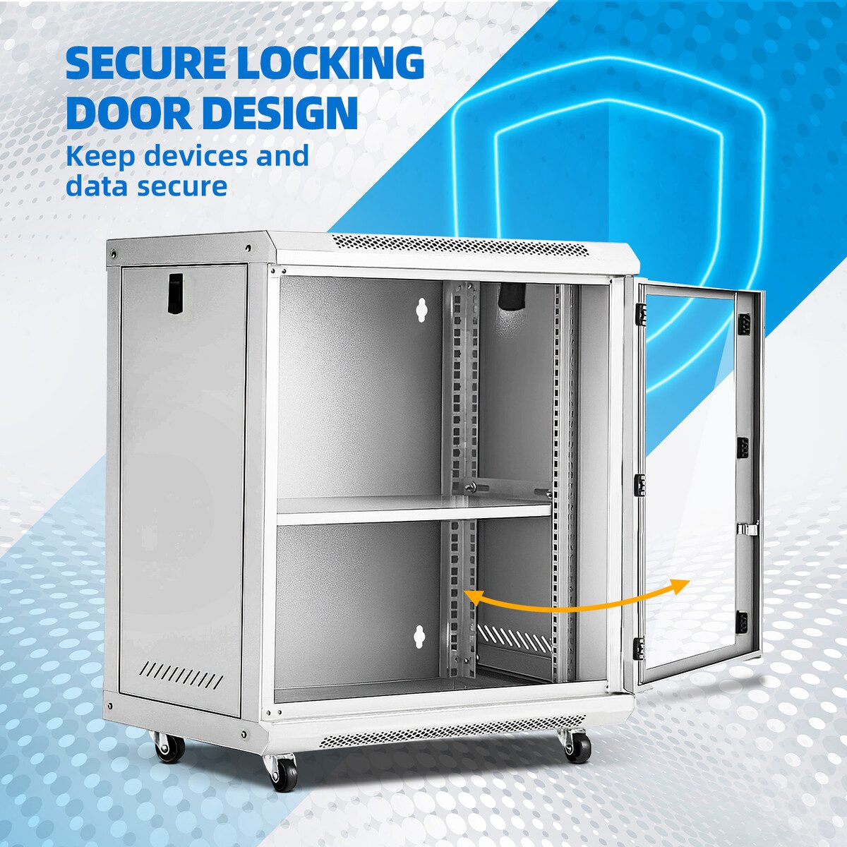 12U Cabinet Server Network Data Rack Wall Mount