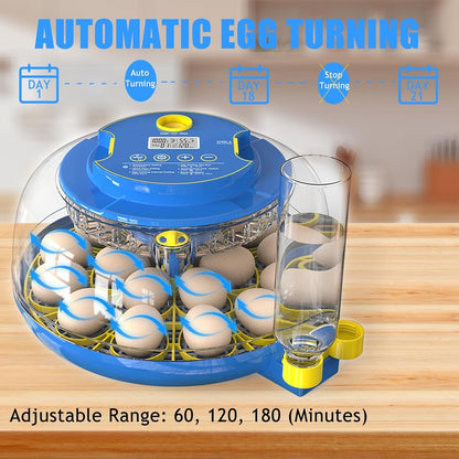 18 Eggs Incubator Hatcher Automatic Double Layer Hatching Machine