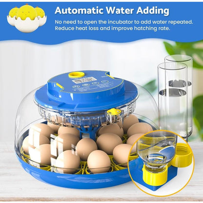 18 Eggs Incubator Hatcher Automatic Double Layer Hatching Machine