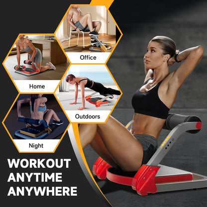 Adjustable Ab Trainer with 3 Resistance Levels