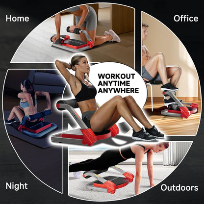 Adjustable Ab Trainer with 3 Resistance Levels