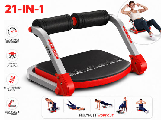 Adjustable Ab Trainer with 3 Resistance Levels
