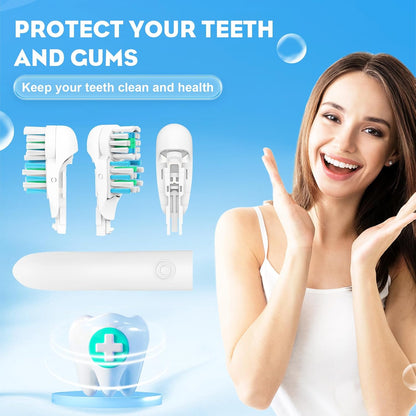 16Pcs Dual Toothbrush Accessories Electric Brush Heads for Oral-B 3733 4732 4734