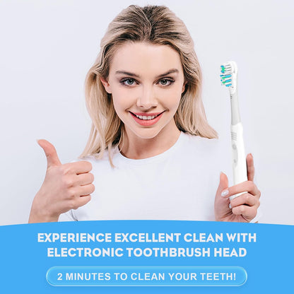 16Pcs Dual Toothbrush Accessories Electric Brush Heads for Oral-B 3733 4732 4734