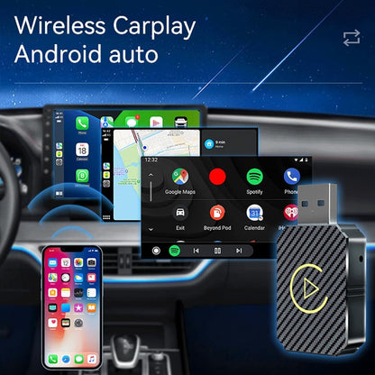 Wireless Apple Carplay Adapter Android Auto Adapter USB Car Dongle Connect Box