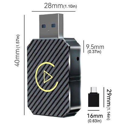 Wireless Apple Carplay Adapter Android Auto Adapter USB Car Dongle Connect Box