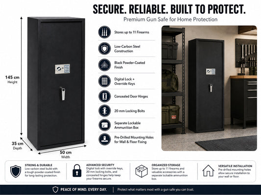 Gun Safe Cabinet 11 Guns