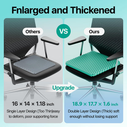 Cool Gel Honeycomb Seat Cushion
