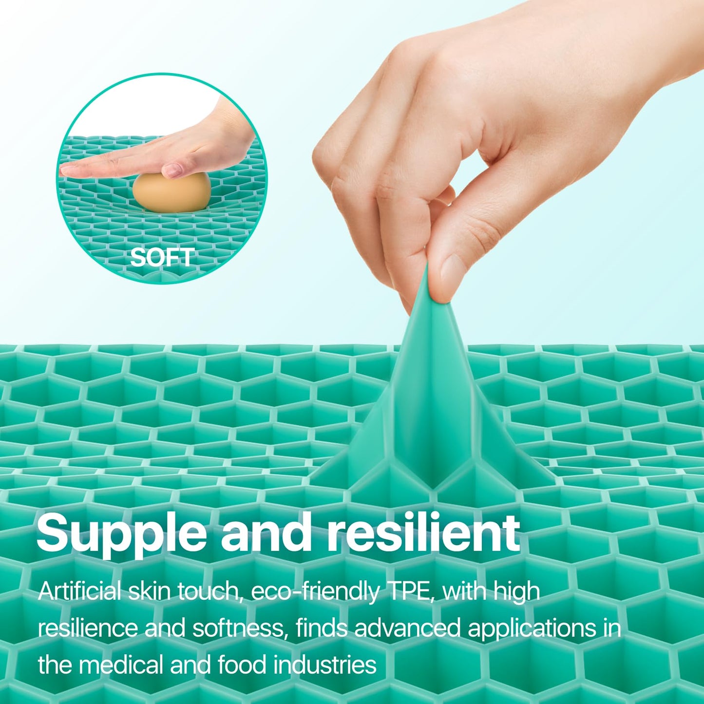 Cool Gel Honeycomb Seat Cushion