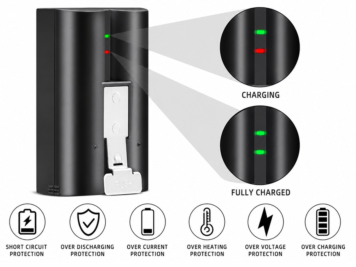 Ring Rechargeable Video Doorbell 2 li-ion v4 Battery for Doorbell 1/2/3/4 cam