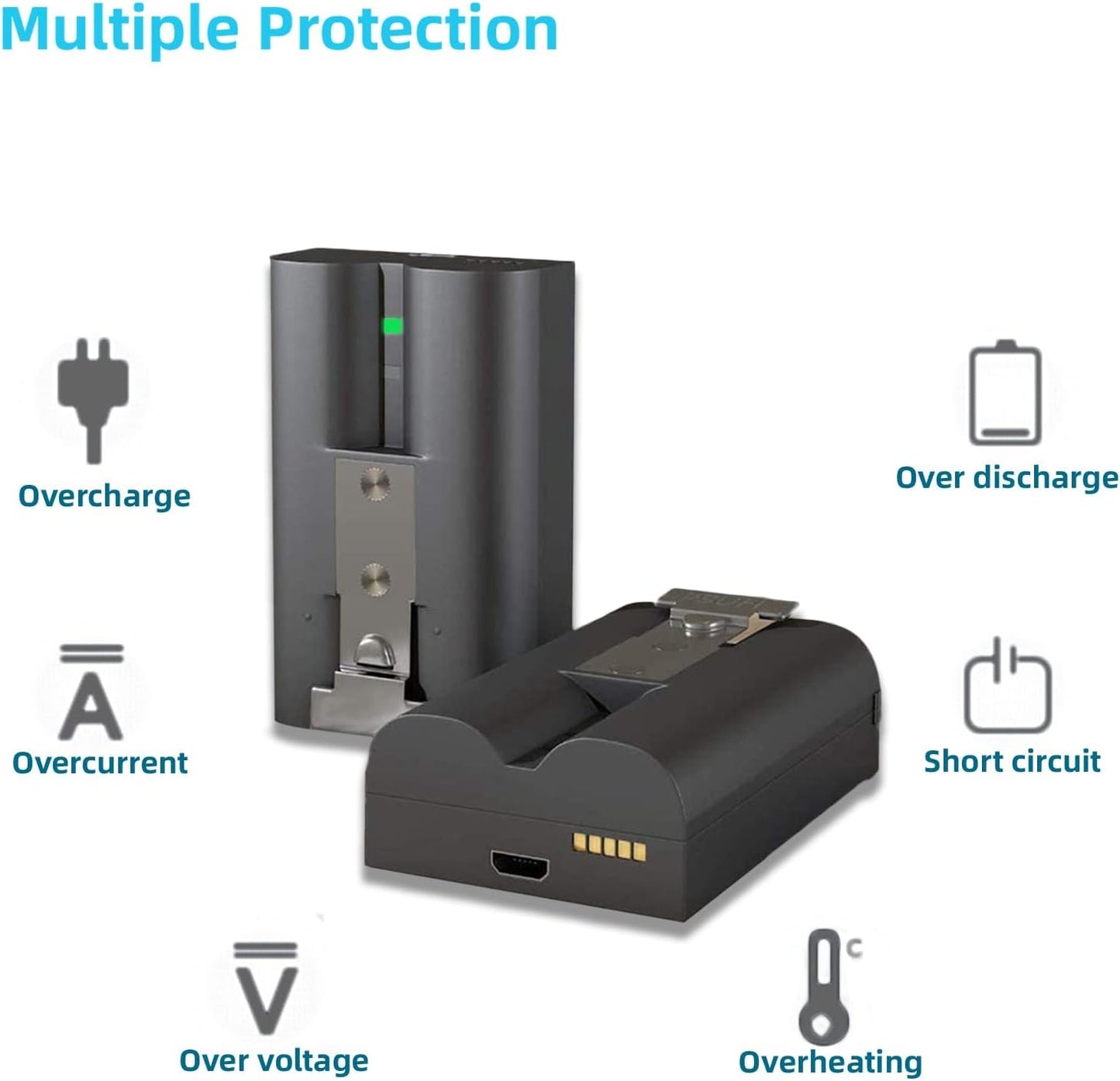 Ring Rechargeable Video Doorbell 2 li-ion v4 Battery for Doorbell 1/2/3/4 cam
