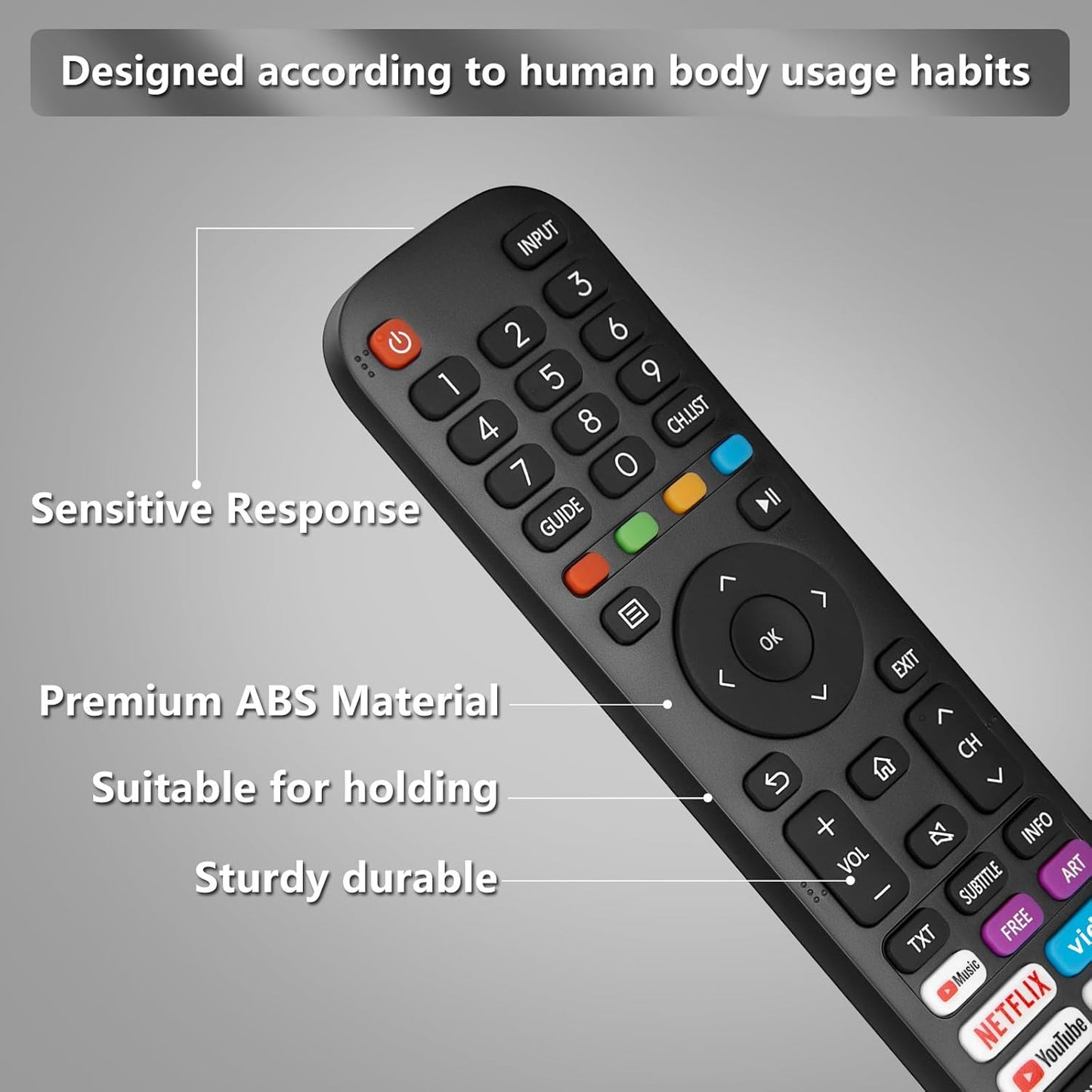 EN-2G30H TV Remote Control For Hisense EN Series TV