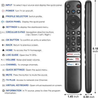TCL TV Universal Remote