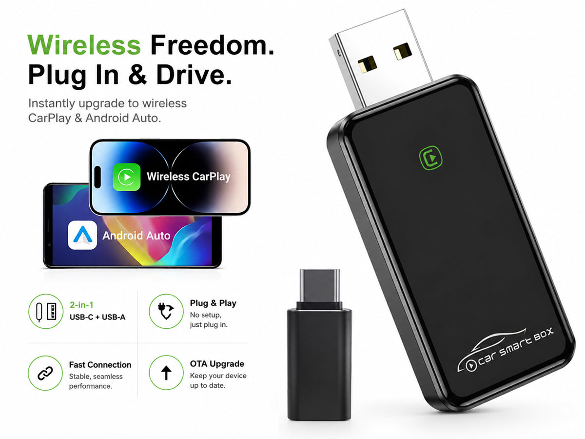 Wireless Apple Carplay Adapter Android Auto Adapter