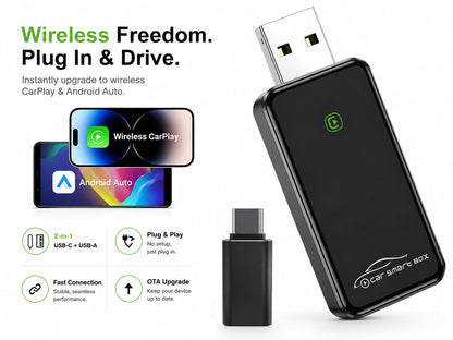 Wireless Apple Carplay Adapter Android Auto Adapter