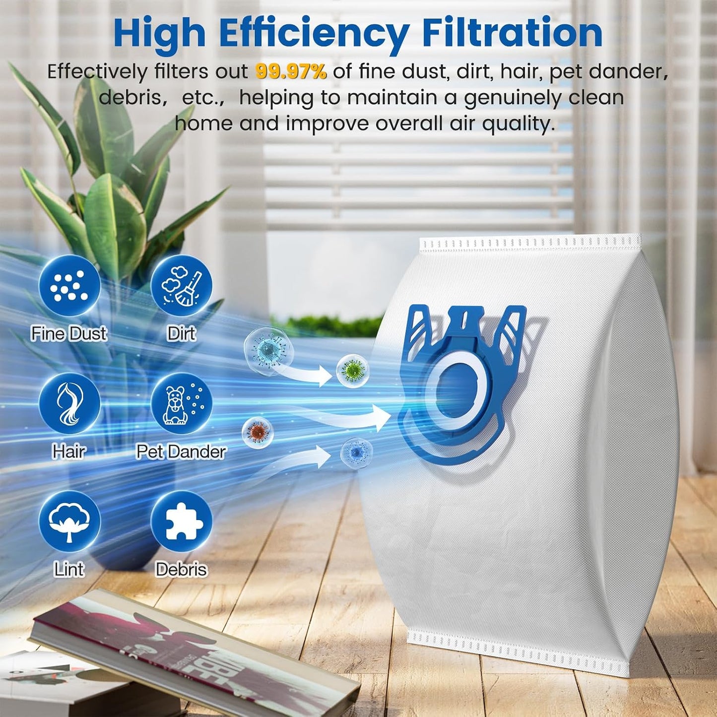 20 Vacuum Cleaner Bags for Miele 3D GN C2 C3 S2 S5 S8