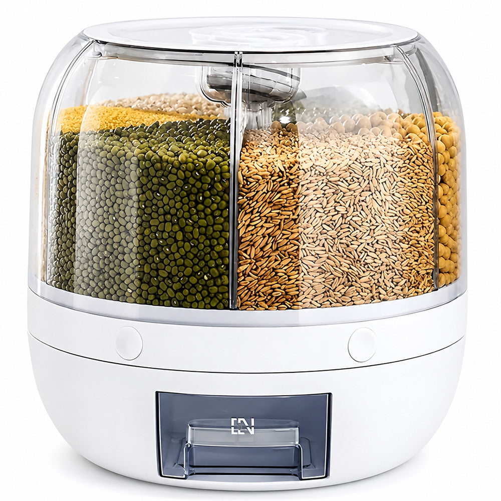 6 Section Rotating Grain Dispenser