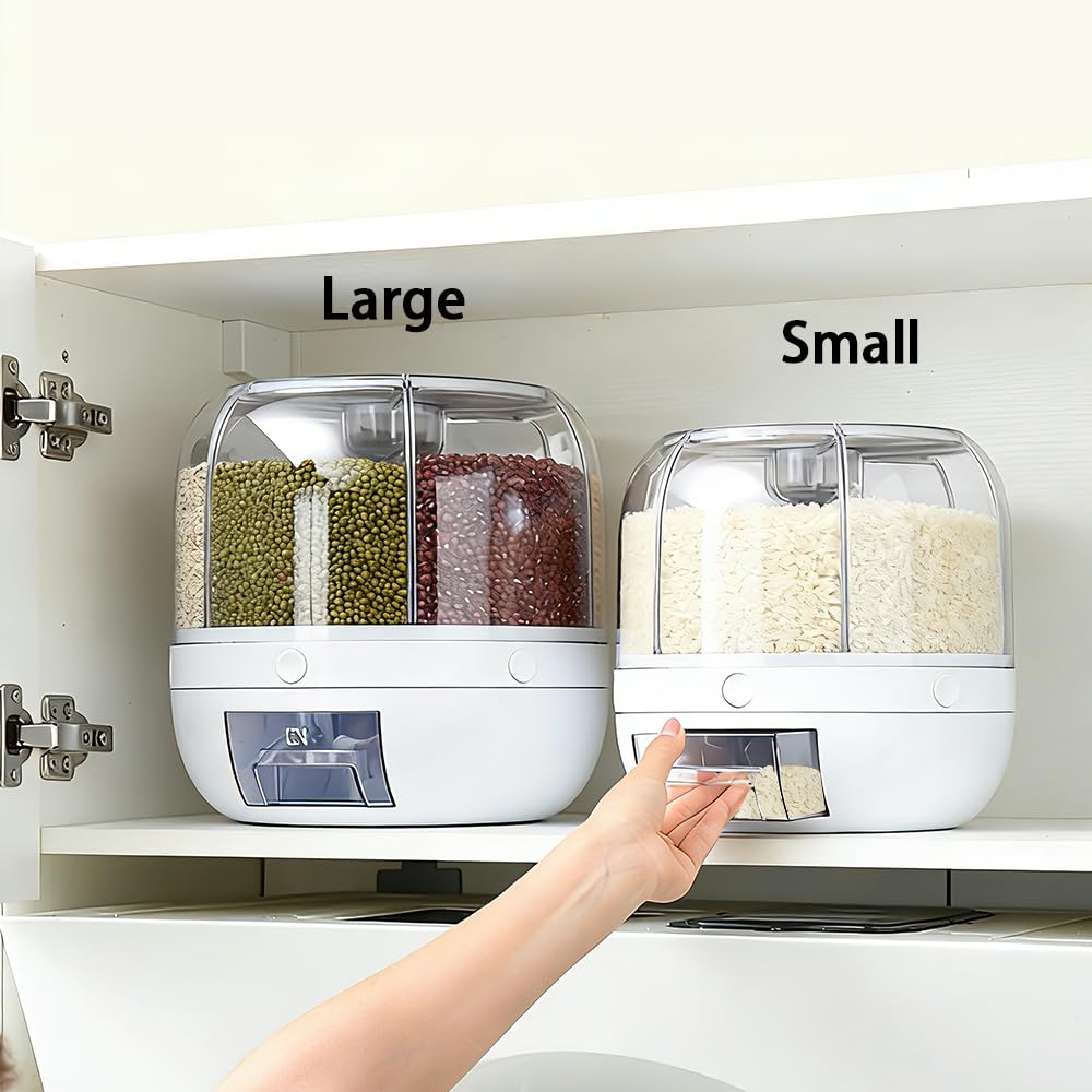 6 Section Rotating Grain Dispenser