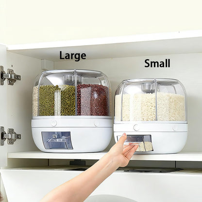 6 Section Rotating Grain Dispenser