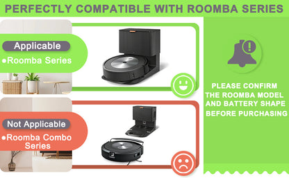 iRobot Roomba Battery i j and e Series Vacuums