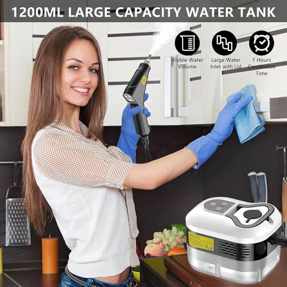 Handheld 2500W Steam Cleaner High Temperature Pressurized