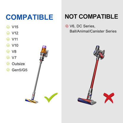 Crevice Tool for Dyson V7 V8 V9 V10 V11 V12 V15 Outsize & Gen5detect - Narrow Gap Cleaning Tool