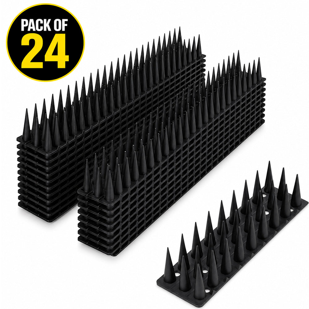 24 PCS Heavy Duty Outdoor Bird Deterrent Bird Spikes 10M