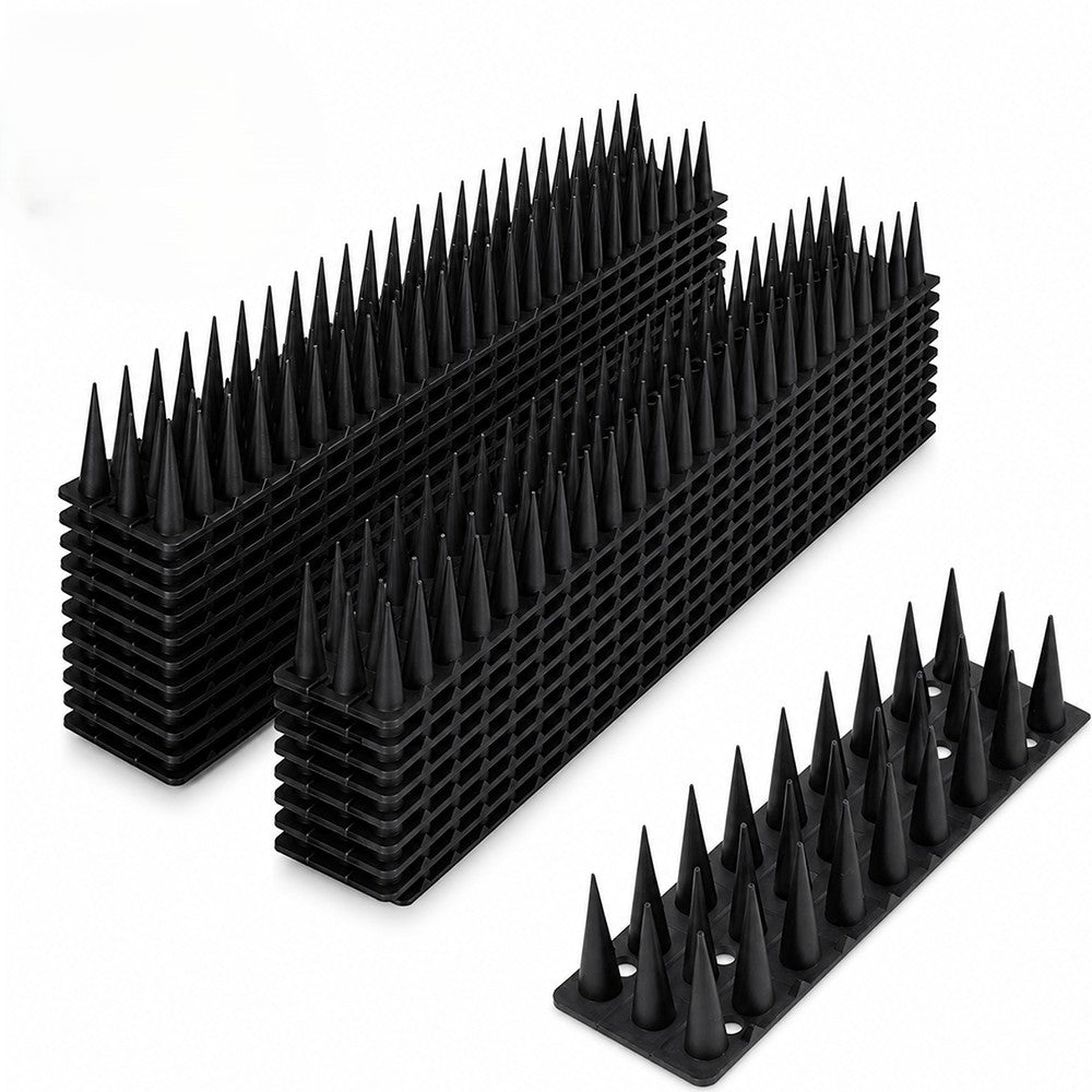 Bird Spikes 10M (24 PCS), Heavy Duty Anti-Bird Deterrent for Fence, Roof, Railing, Wall