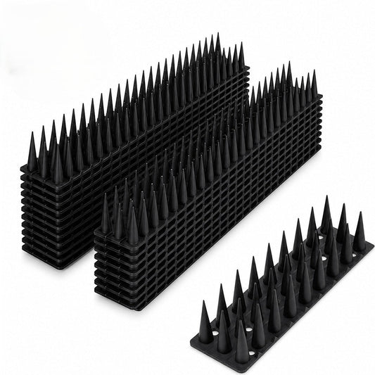 Bird Spikes 10M (24 PCS), Heavy Duty Anti-Bird Deterrent for Fence, Roof, Railing, Wall