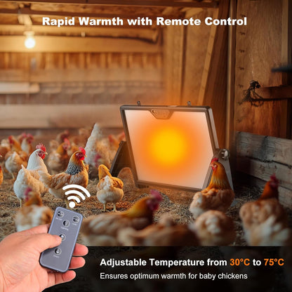 Brooder Heater for Chicks: Adjustable Height Chick Heater Plate